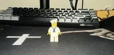 LEGO Sailor Minifigure White Uniform Blue Neckerchief Yellow Head & Hands