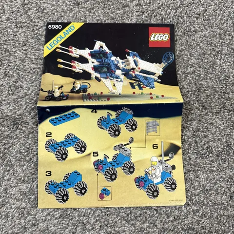 Lego Space Galaxy Commander (6980) Instruction Booklet Only