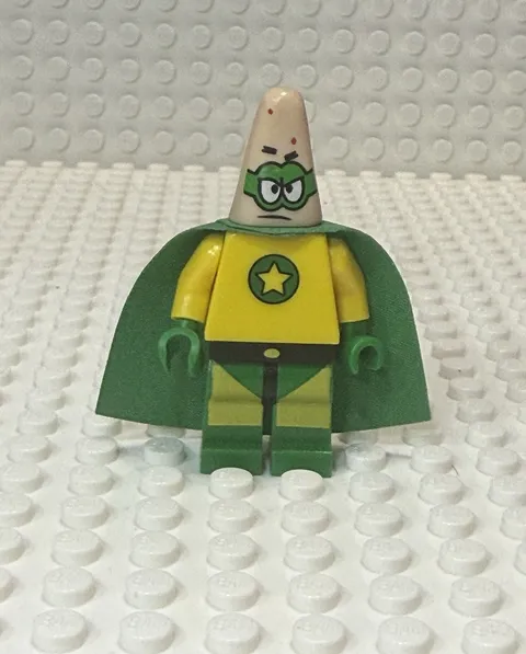 LEGO SpongeBob Patrick Star Elastic waistband Minifigure bob026 Cape Set 3815