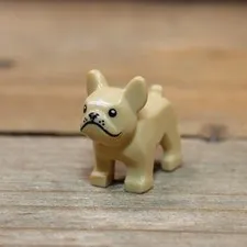 LEGO City Town Tan French Bulldog Pug Pet Animal Minifigure Dog Part 29602pb01