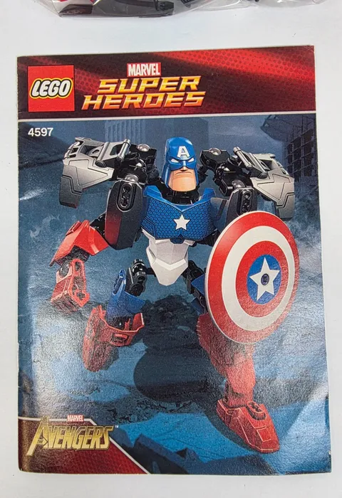 LEGO Marvel 4597 Captain America 100% Complete Retired w/ Manual No Box