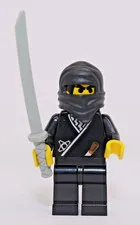 LEGO Castle Ninja - Black Minifigure 6088 3017 6045 4805 6083 1185 cas048