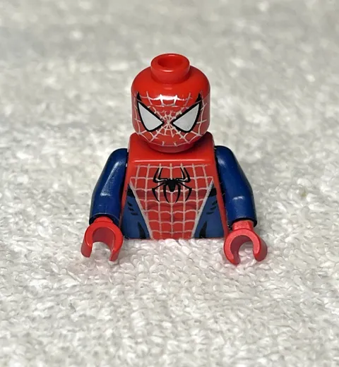 LEGO Marvel Super Hero Spider-Man 3 Minifigure spd028 Torso + Head Only