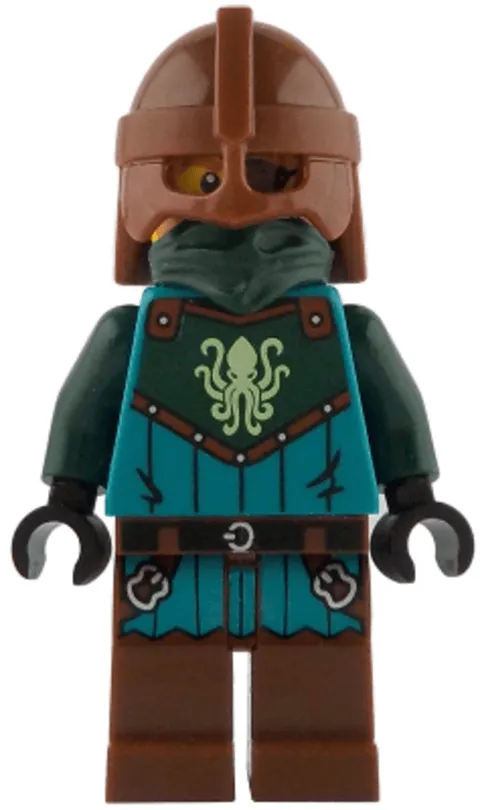 LEGO Castle Minifigure Kraken Knight Male From Set 21358 Idea229