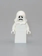 LEGO New Ghost 2 sided head minifigure 10273 Haunted House Halloween