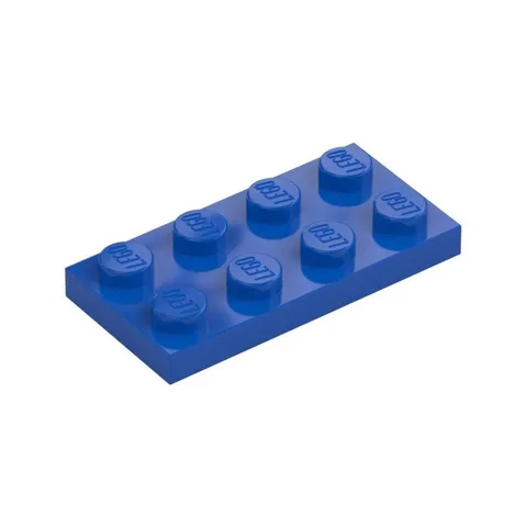 LEGO 25x Blue Plate 2 x 4 inv.647