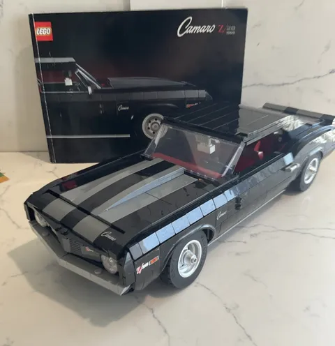 Lego Icons 10304 Chevrolet Z28 Camaro. Dark Gray Version Used. Read Description