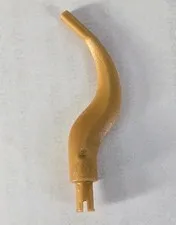 LEGO #24204-Pearl Gold Appendage Bladed with Pin (Tail, Plant Limb)
