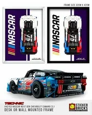 Display Frame for Lego Technic #42153 NASCAR Next Gen Chevrolet Camaro ZL1