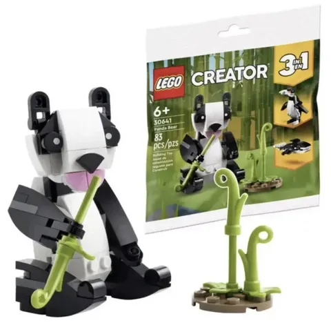 LEGO 30641 CREATOR 3:1 Panda Bear 83 PIECE POLY BAG 2023