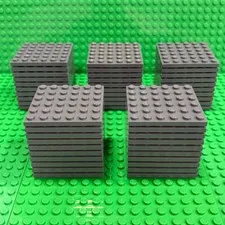 Lego Plates 6X6 (3958) : Dark Bluish Gray :   ** Bulk Discount Lot of 50 **