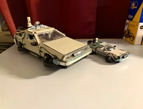 LEGO Icons Back to the Future Time Machine Vehicle Custom Printed Set 10300