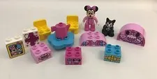 Lego Duplo Minnie Mouse Figure Replacements Cat Tea Pot Blocks 13pcs