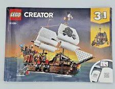 LEGO Creator 31109 Pirate Ship 3-in-1 Instruction Manual ONLY Book 1 No Bricks
