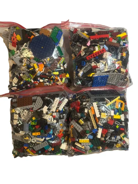 10.5 LB Bulk LEGO Lot Mixed Bricks Pieces Parts Plates Wheels Assorted Colors