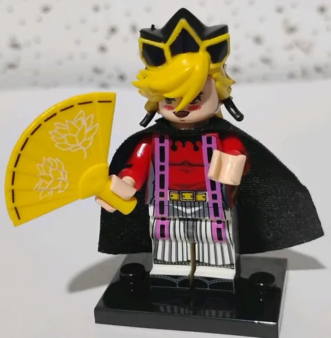 Custom Lego Demon Slayer- kismet su  No Yaiba Douma Minifigure with black stand