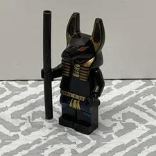 LEGO Anubis Guard Minifigure pha008 Pharaohs Quest Set 7327 Genuine Jackal