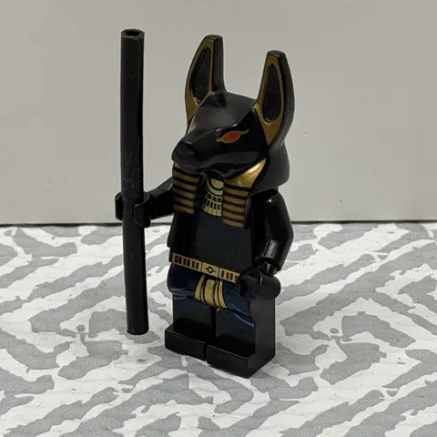 LEGO Anubis Guard Minifigure pha008 Pharaohs Quest Set 7327 Genuine Jackal