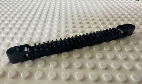LEGO Technic, Gear Rack 1 x 13 with Axle and Pin Holes 64781