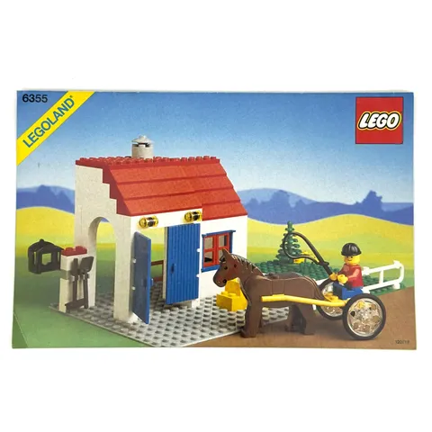 Lego Town Derby Trotter 6355 Vintage Horse 1989 - Instruction Manual ONLY