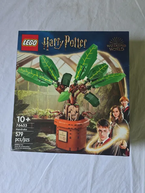 New LEGO Harry Potter 76433 Mandrake, 579 Pcs Factory Sealed Building Toy