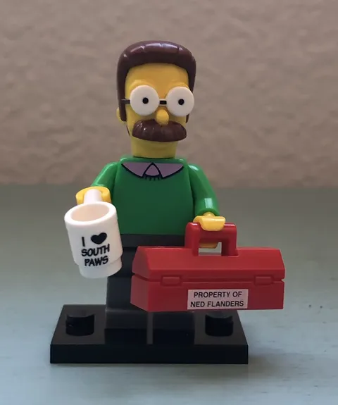 LEGO® Ned Flanders Simpsons Collectible Minifigure Series 1  CMF 71005 Retired