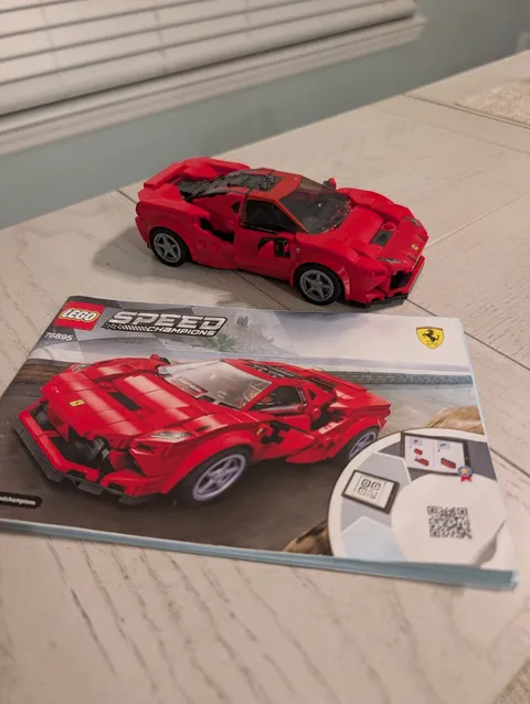 LEGO 76895 Speed Champions FERRARI F8 TRIBUTO 100% Complete Adult Collector