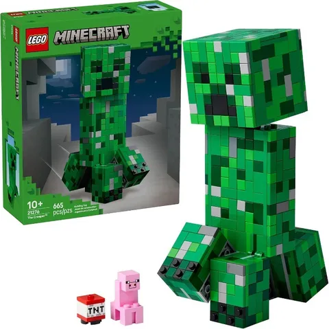 ⭐ 	LEGO Minecraft The Creeper Kids Toy Poseable Action Figure 21276 ⭐