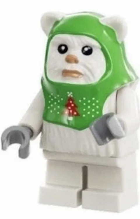 LEGO Star Wars Ewok Holiday Outfit Minifigure sw1298 Christmas 75366 Mint New