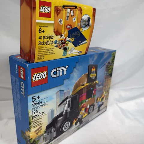 NIB LEGO CITY: Burger Truck 60404 Promotional Travel Building Suitcase 5004932