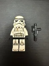 GENUINE Lego Star Wars Sandtrooper 9490 White Pauldron Minifigure Vintage sw0383