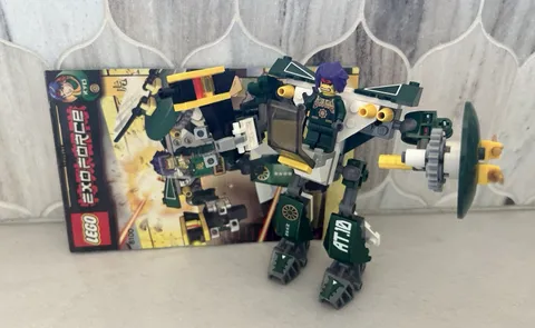 LEGO Exo-Force 8100 Cyclone Defender w/ Instructions (no box) READ Ryo Mini Fig