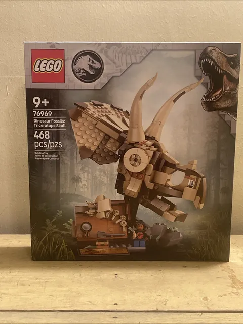 LEGO Jurassic World Dinosaur Fossils: Triceratops Skull 76969 - New Sealed