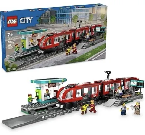 New/Sealed LEGO CITY: 60423 Downtown Streetcar and Station