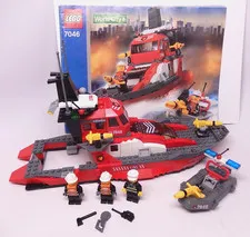 Lego 7046 Fire Command Craft Town World City  100% Complete