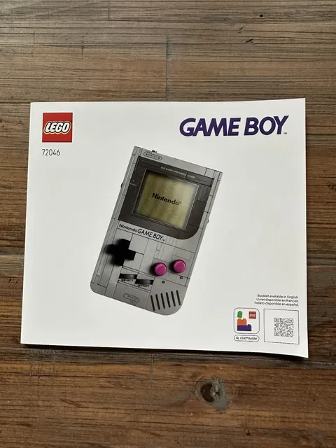 Lego Game Boy 72046 Nintendo INSTRUCTION MANUAL ONLY