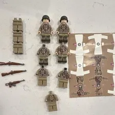 Lego 82nd airborne sticker bodies and accessories pack