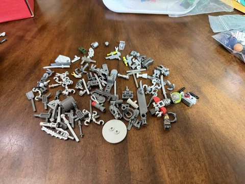 Assorted Grey Lego Parts Lot