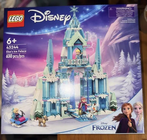 LEGO Disney Frozen Elsa's Ice Palace 43244 Complete Set Sealed 630 pcs Ages 6+