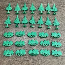 Vintage Lego Tree Lot - 14 Pine & 15 Bush