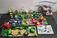 Super Mario Lego Lot of 6 sets, 4 outfits sets and extras