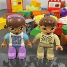 Lego Duplo 40 Piece Lot! Doc McStuffins/ Zoo Keeper. Many Blocks. 🐇🌸