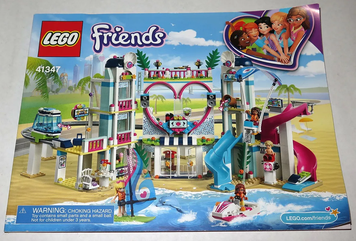 LEGO Friends 41347 Heartlake City Resort Instructions Manual in EUC