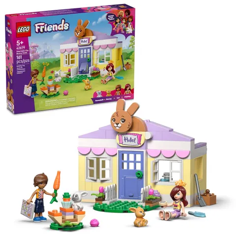 LEGO Friends Heartlake City Bunny Hotel Building Toy for Girls & Multicolor