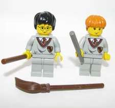 Lego Potter Minifigure Harry, Ron 4702 4704 4711 4712 4729 4730 4733 hp005 hp007