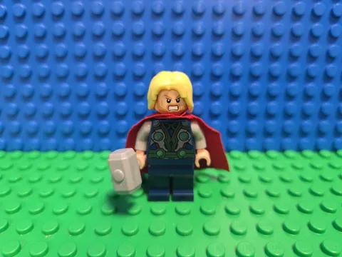 Thor Minifigure 6868 6869 sh0018 Marvel Super Heroes CMF Lot Rare Retired HTF 
