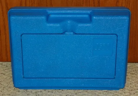 LEGO - Storage Case w/ Molded Handle & Panel Opening - 13" x 9.5" - Blue