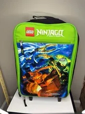 LEGO Ninjago Masters of Spinjitzu 2012 Rolling Carry-On Luggage Suitcase