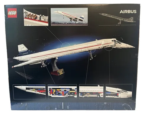 Lego Icons Concorde 10318 Supersonic Jet Plane Factory Sealed Brand New Box