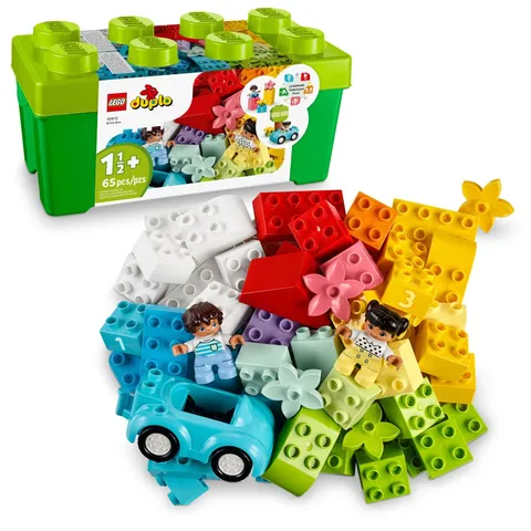 LEGO DUPLO Classic Brick Box Building 3.50 x 2.00 x 1.50 inches, Multicolor